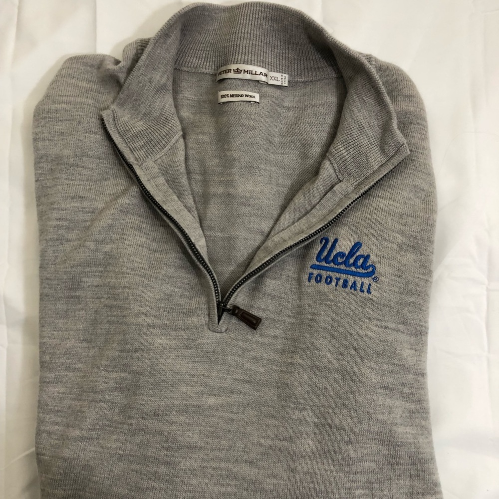Peter Millar Merino Wool 1/4 Zip Sweater